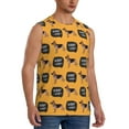 thumbnail image 2 of Fotbe Men's German Shepherd Woof Print Men's Sleeveless Muscle Tank Tops Casual T-Shirts for Gym Workout Beach-3X-Large, 2 of 8