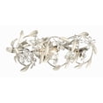 thumbnail image 2 of MSL-303-SA Crystorama Lighting Marselle - 3 Light Bath Vanity-8.5 Inches Tall and 26 Inches Wide-Antique Silver Finish, 2 of 9