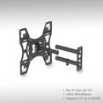 thumbnail image 3 of TV Wall Mounts - Full Motion TV Wall Mount for 26-55 Inch Flat Screens and Curved TVs up to 88 LBS, Wall Mount TV Bracket with Swivel Articulating Arms, Max VESA 400x400mm, 3 of 8