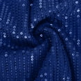 thumbnail image 7 of safuny Women's Maxi Bodycon Dress Solid Sequins Shiny Long Sleeve V Neck Elegant Cocktail Wedding Evening Party Trendy Dresses Holiday Blue XL, 7 of 7