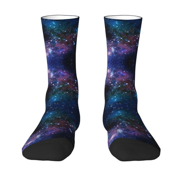 Womens Funny Socks Space Galaxy Printed Patterned Socks Novelty Socks