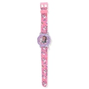 DreamWorks Gabbys Dolls House Unisex Child Pink and Purple LCD Watch, GAB4086WM