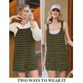 thumbnail image 2 of Mono corto para mujer Romper Yousify, casual, casual, a rayas, talla 2XL, 2 of 5
