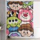 thumbnail image 1 of Cortina de ducha de Toy Story con dibujos animados, cortinas de ducha para baño con 12 ganchos, impermeable, lavable, poliéster, juego de decoración para el baño, 60 x 72 pulgadas, plástico, 1 of 8
