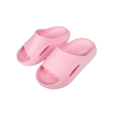 

Bellella Boys Shower Slippers Summer Slides Beach Slide Sandals Lightweight Indoor Shoes Pool All Seasons Pink 14