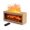 Natural Wood Finish, variant on Essential Oil Diffuser, 7-Color Fireplace Fire Flame Aromatherapy Humidifier, 280ml Ultrasonic Aroma Diffuser, Cozy with Time Sets and Remote Control for Bedroom Home Yoga Office