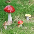 thumbnail image 1 of Suministros de jardín de escultura de seta pequeña colorida de seta de micropaisaje de resina, 1 of 8