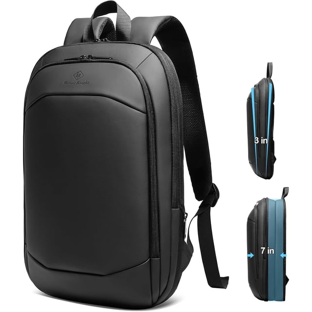 Slim Laptop Backpack, Waterproof Expandable Business Backpack, 15.6 Inch Lightweight Anti-Theft Travel and College Daypack