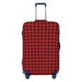 thumbnail image 1 of Black And White Checkered Travel Luggage Cover Washable Geometric Checkerboard Suitcase Cover Protector Fit 18-32 Inch, 1 of 1