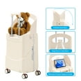thumbnail image 6 of TBAU Ride-On Suitcase for Kids with Foldable Seat,20" Luggage with TSA Lock for Travel,Beige, 6 of 7