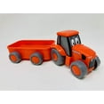 thumbnail image 7 of NewRay Pre-School Kubota Lil' Farm Tractor and Wagon, 10 x 2.5 x 3 inches, Orange, 7 of 7