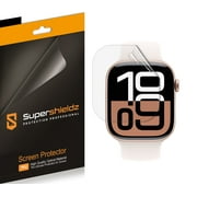 (3 Pack) Supershieldz Designed for Apple Watch Series 10 (42mm) / Hermes 42mm Screen Protector, High Definition Clear Shield (TPU)
