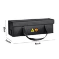 thumbnail image 3 of Battery Fireproof Waterproof Battery Bag Lipo Safe Charging Bag Protection Pouch for Storage with Invisable Side Charging Port and Fixed Strip for Transport Travel Use 41x12x13cm, 3 of 7