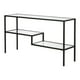 thumbnail image 5 of Mesa Consola con Estructura Metálica Negra y Repisas Escalonadas de Vidrio – Bossa Lira, 5 of 7