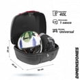 thumbnail image 2 of Caja PORTA EQUIPAJE para moto 40L con Respaldo y Base de carga Kinlley Negro, 2 of 5