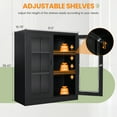 thumbnail image 5 of STANI 35.4"H Metal Storage Cabinet Steel Office Storage Locker,Black Locking Tool Cabinets for Office,Home, Assembly Required, 5 of 8