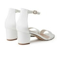 thumbnail image 6 of J. Adams Daisy Sandals, Ankle Strap Block Heel Block Heel Open Toe Shoes, Comfortable and Stylish Women Heel, 6 of 7