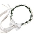 thumbnail image 2 of BotaniNest Girls Leaf Headband With Bow Floral Hair For Kids Photo Prop, 2 of 6