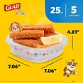 thumbnail image 4 of Glad for Kids GladWare Paw Patrol Medium Square Lunch Containers with Lids - 25 oz Food Storage for Kids Snacks and Meals - Tight-Seal Plastic Containers with Paw Patrol Design, 5 Count, 4 of 4