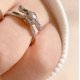 thumbnail image 1 of Sanrio Melody Kuromi Hello Kitty Cinnamoroll lindo anillo de pareja hombre y mujer Anime protagonista ajustable novia joyería xuanjing  unisex, 1 of 2