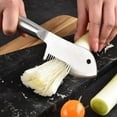 thumbnail image 4 of Stainless Steel Multi-purpose Julienne Peeler,2 in 1 Protable Handheld Vegetable Shredder,Quick & Easy Kitchen Shredder Tool,Comfortable Handle &Hanging Holefor Kitchen Peeling Tools (1PC), 4 of 7