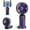 Purple, variant on 2026 NEW Handheld Fan, Combination Pack-White-Handheld Fan With 4000 MAh Battery Max 48 Hours Runtime,Pocket Fan Portable Battery Operated Or USB Powered Fan,5 Speeds,Mini USB Portable