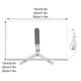 thumbnail image 3 of fastboy Adjustable Bracket LED Note Board For Childrens Artwork LED Letter Message Board Forsticky Note 15*15CM, 3 of 6