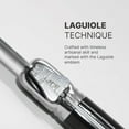 thumbnail image 4 of JS Gourmet Laguiole Steak Knives Set of 4, Stainless Steel Serrated Blade Edge French Steak Knives, 4 of 7