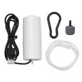 thumbnail image 4 of Bomba de oxígeno USB mini silenciosa para acuarios y pesca - Incluye piedra difusora y tubo - Color blanco o negro (opcional) - Portátil y liviana, 4 of 6