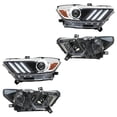 thumbnail image 1 of Par de Faros TYC Mustang 2015 A 2017 Con Leds, 1 of 4