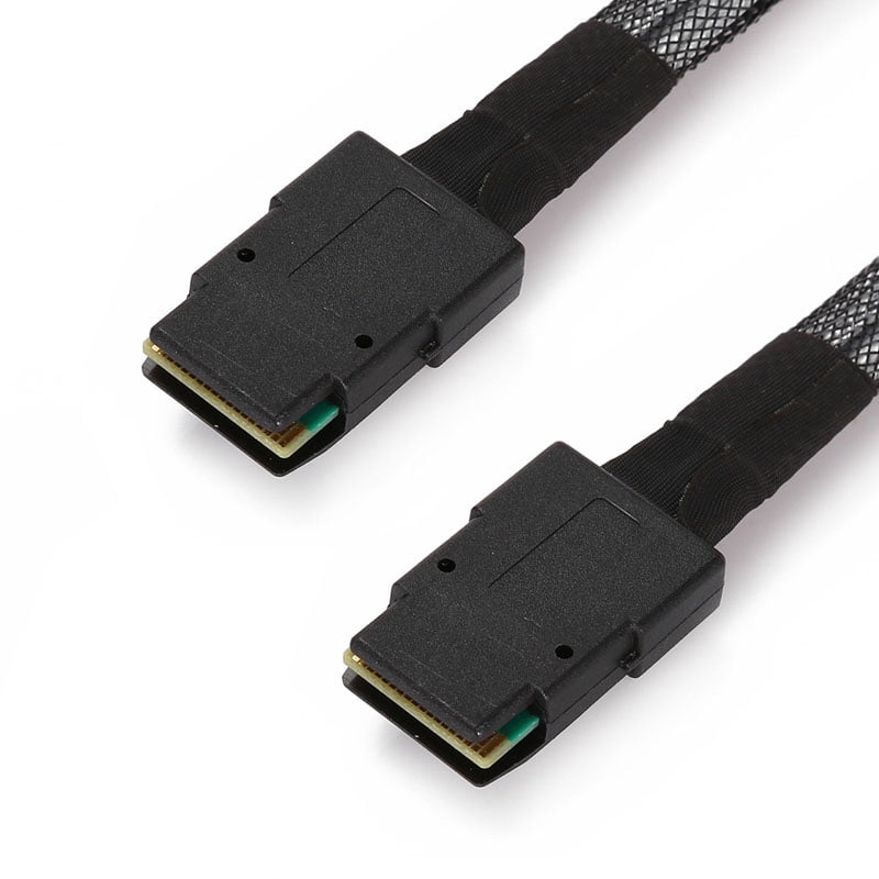 1m/50cm Mini  SFF 8087 to 8087 Male to Male Transfer Server Hard Disk Data Cable Converter Adapter Cord SATA SCSI 12G
