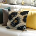 thumbnail image 5 of BANET Pillow Case Decorative Fur Print Pillow Covers  for Bedroom Couch Sofa 22x22in, 5 of 5