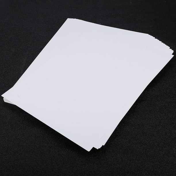 Papier Blanc Polyvalent, Papier Blanc A4, 50 Feuilles Blanches Pour Livres,  Brochures En Papier Bricolage Imprimées à La Main 