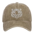 thumbnail image 1 of Distressed Washed Baseball Cap with Embroidery for Outdoor Casual Wear Visor Unisex Sun Protective Headwear, 1 of 3