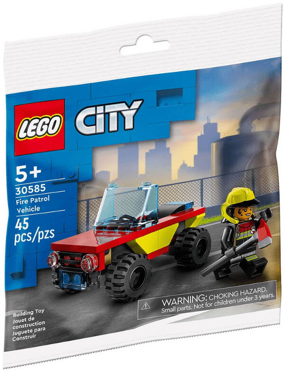 LEGO City Fire Rescue Water Scooter 30368 Custom Building Construction Set Kit Walmart