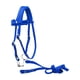 thumbnail image 1 of Brida de caballo con riendas, cuerda principal para caballo, sillas de montar occidentales ajustables, riendas de brida de tracción lateral, equipo L azul, 1 of 8