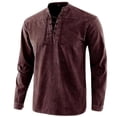thumbnail image 5 of Túnica Medieval de Halloween para hombre, camisa romana renacentista con cordones, disfraz de pirata, vestido de carnaval, 5 of 5