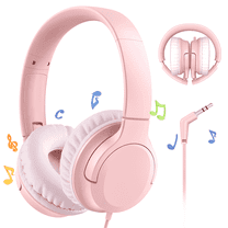 Mpow Kids Headphones for School Safe Volume 94dB, Stereo, Ultra Comfortable Adjustable over Ear Headphones for Kids, Foldable Headphones for Kids Teens Adults, School Headphones for Tablet