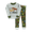 Green Duck Duck Moose, variant on LazyOne Warm Long-Sleeve PJ Sets for Girls and Boys, Magical Unicorn, Funny Animal Kids' Pajama Sets