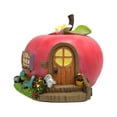 thumbnail image 1 of Escultura, decoración de jardín, creativa, manzana, resina, 1 of 4
