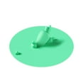 thumbnail image 1 of Inteprter Cubierta de drenaje de suelo para baño, fregadero de zanahoria reutilizable, tapón de agua, decoración, recogedor de pelo, bañera, Juegos de accesorios de baño Verde, 1 of 6