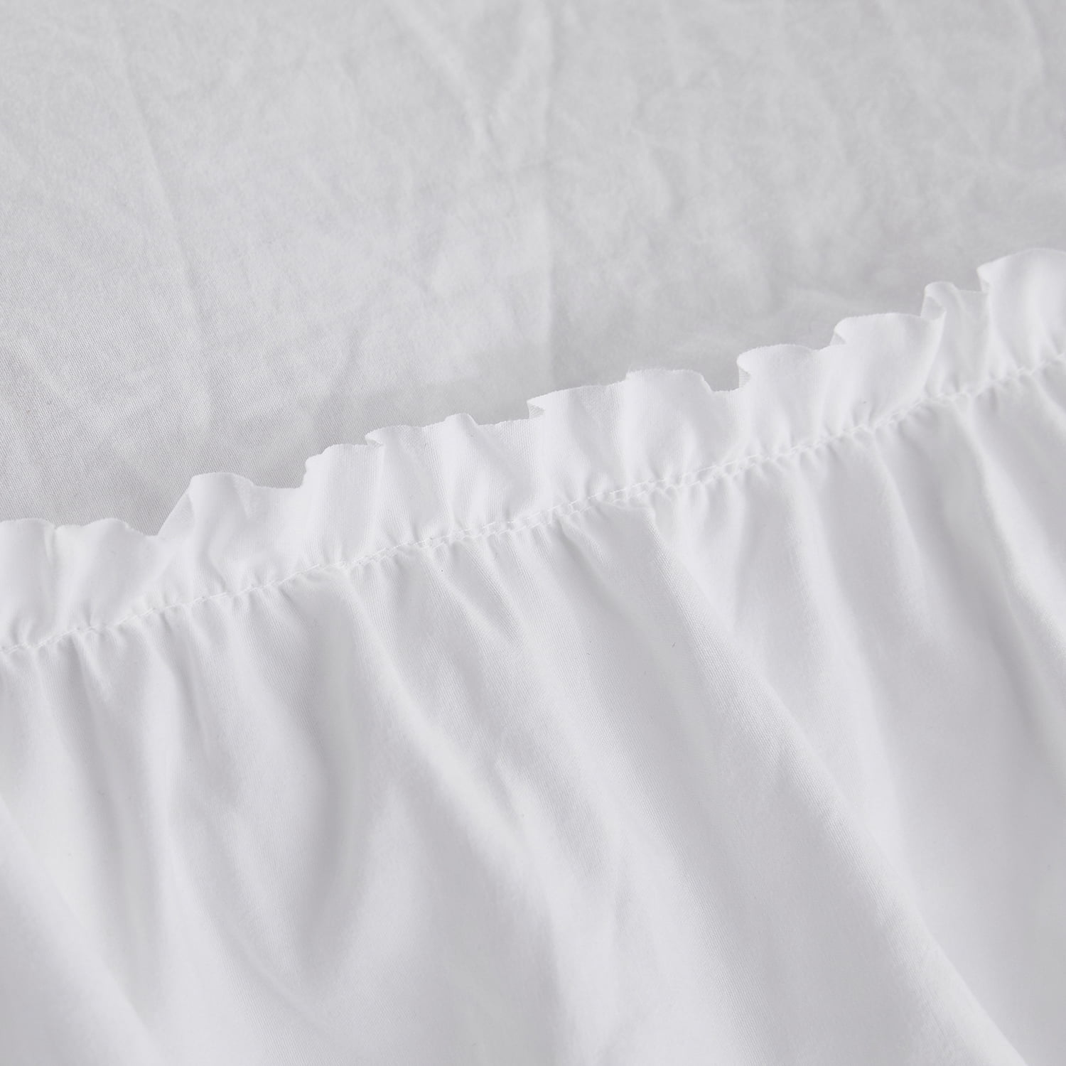 HIG 3 Piece Vintage Duvet Cover Set, Ultra Soft Pre-washed Microfiber, Off-white, Queen