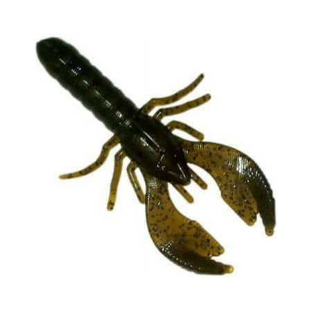 Creme Lure The Same Thing 3.75 Craw Soft Plastic Worm Green/Pumpkin/Violet Pack of 6