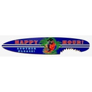 Classic Happy Hour Parrot Party Bite Surfboard - 4 Footer (Indoor use )