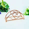 thumbnail image 3 of pitrice Paper Holder Iron Dining Bathroom Kitchen Washroom Bedroom Towel Tissues Storage Stand Festival Organizer Rack Rose Gold, 3 of 8