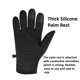 thumbnail image 5 of Guantes de ciclismo de invierno antideslizantes, impermeables, cálidos, con pantalla táctil, cremallera de dedo completo, guantes de esquí para deportes al aire libre, 5 of 5