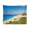 thumbnail image 1 of Cyprus Tapestry, Landscape Art Image of Aphrodite's Rock from Beach at Coast of Paphos District, Fabric Wall Hanging Decor for Bedroom Living Room Dorm, 2 Sizes, Multicolor, by Ambesonne, 1 of 1