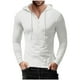 thumbnail image 1 of pstuiky Camisas casuales de manga larga para hombre, Blusa informal con capucha y manga larga con botones y cordón ajustable para hombre top de hombre s, 1 of 7