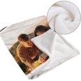 thumbnail image 6 of Custom Blanket with Photos and Text Customized Blanket Personalized Flannel Throw Blankets for Adult Kid Birthday Christmas Halloween Mothers Fathers Valentines Day Gift. (5 Photos, 48X32inch), 6 of 6