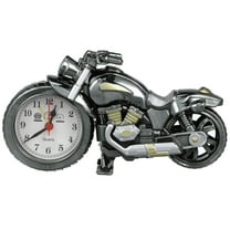Clispeed Motorcycle Alarm Clock Multi Color Vintage Style with